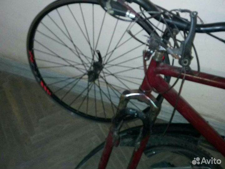 Велосипед в разобраном состоянии