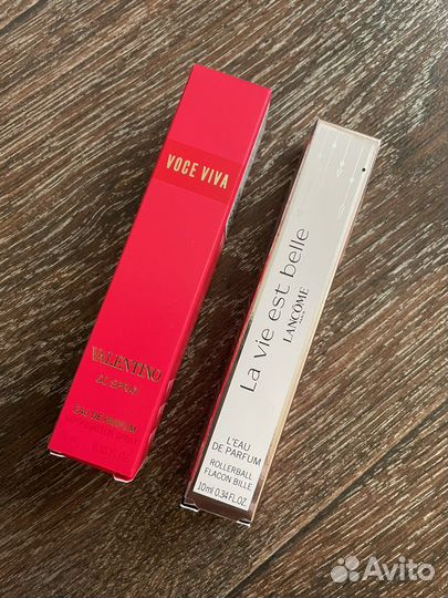 Парфимерная вода valentino, lancome 10 ml