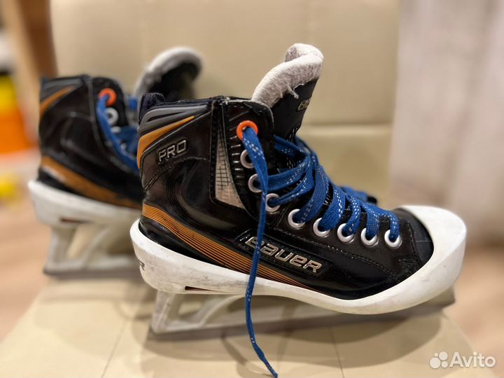 Коньки вратарские Bauer Pro Jr размер 35
