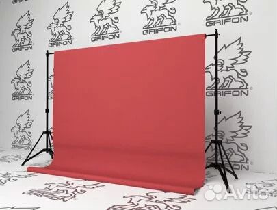 Фон бумажный 2,7х10 красный кирпич (27 ) фотофон