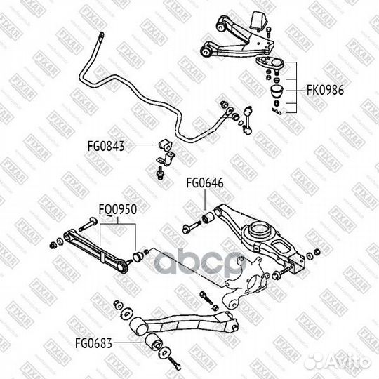 Рычаг FQ0950 fixar