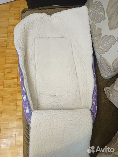 Зимний конверт в коляску