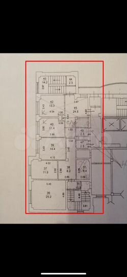 Офисное помещение 153,5 м² действующий арендный би