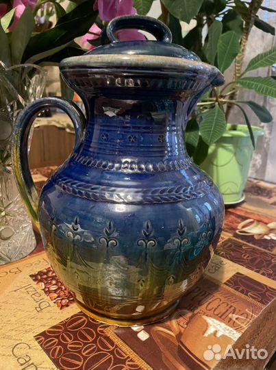 Кувшин с крышкой керамика