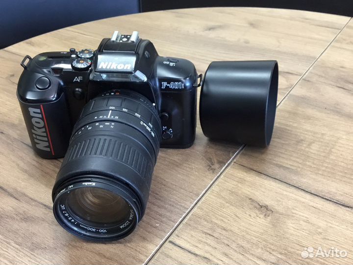 Nikon AF F-401x+ Sigma zoom 100-300mm/1:4,5-6,7UC