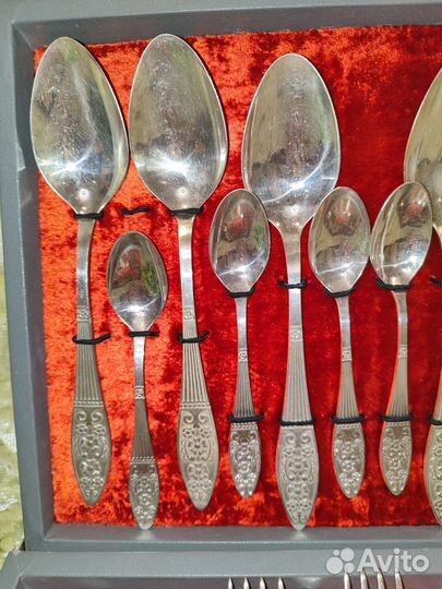 Набор столовых приборов мельхиор СССР