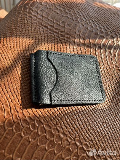 Кошелек мужской кожаный ручной работы