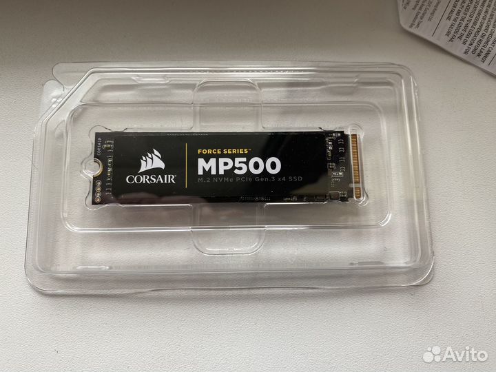 SSD m.2 Corsair MP500 120gb скорость 3000Мбайт/сек