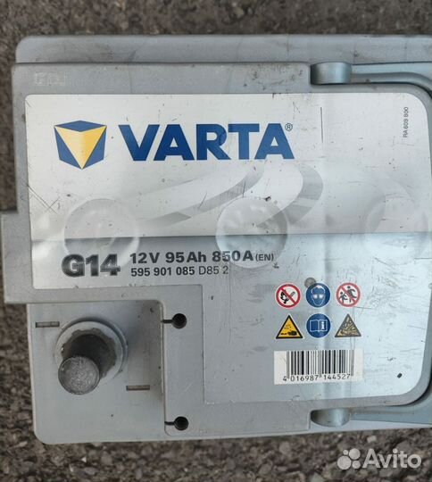 Аккумулятор varta Silver Dynamic AGM 95А