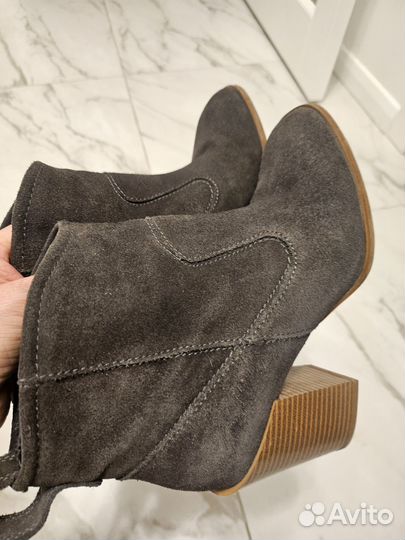 Ботильоны замша 36