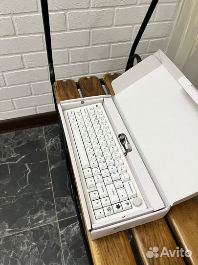 Кастом gmk67 Akko v3 cream yellow pro matcha green