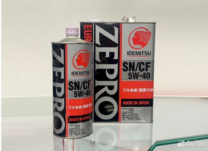 Масло моторное idemitsu zepro euro spec 5W-40 1 л