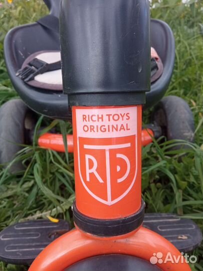 Трехколесный велосипед с родительской ручкой