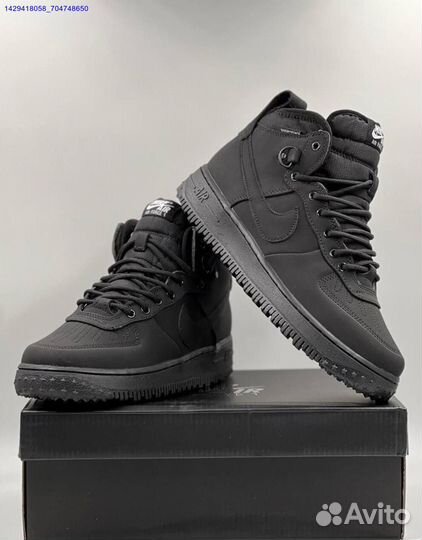 Кроссовки Nike Air Force 1 Duckboot (с мехом) (Арт.11927)