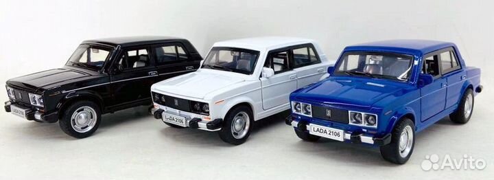 Машина Лада LADA 2106 моделька 1:24