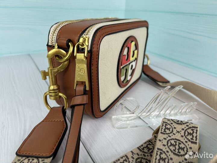 Сумка женская кроссбоди Tory Burch коричневая