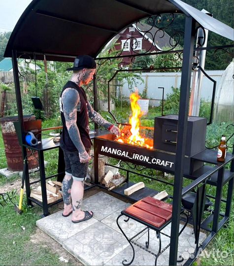 Мангал лофт