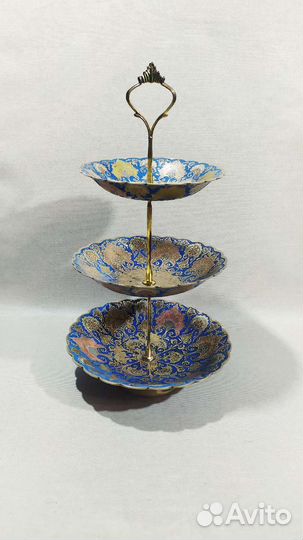 Ваза для фруктов, конфет. Индия. Винтаж