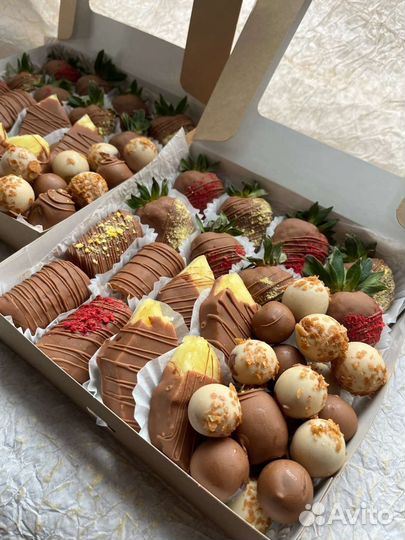Клубника в шоколаде набор