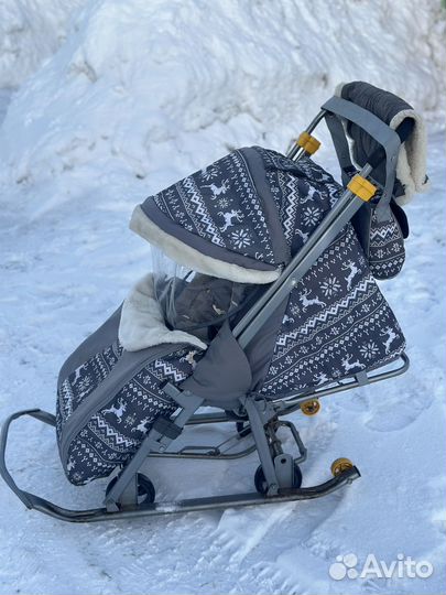 Коляска санки