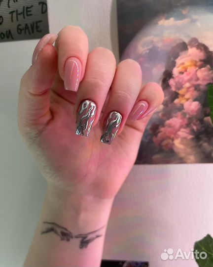 Маникюр с покрытием гель лак