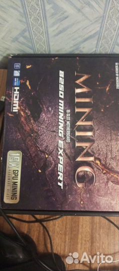 Материнская плата asus mining expert + g3900