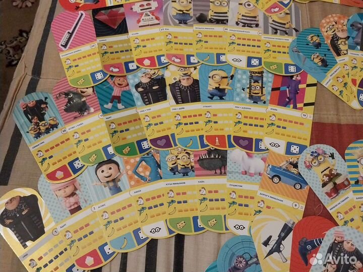 Карточки Гадкий я миньоны