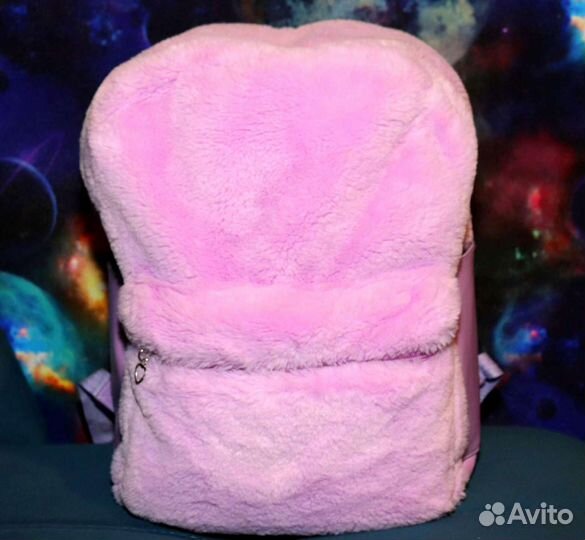 Рюкзак плюшевый для девочки