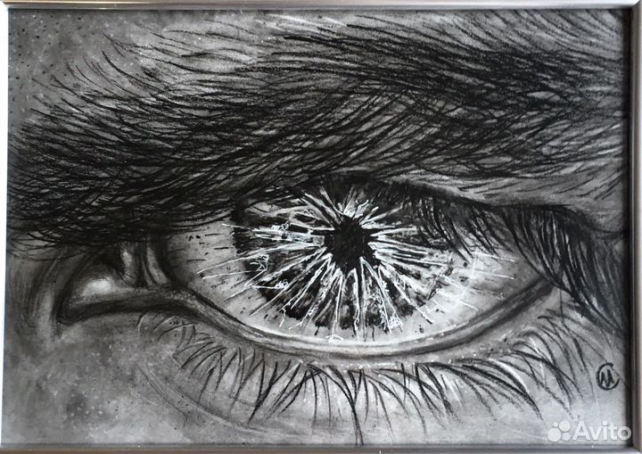 Картина графика «Зеркало души»