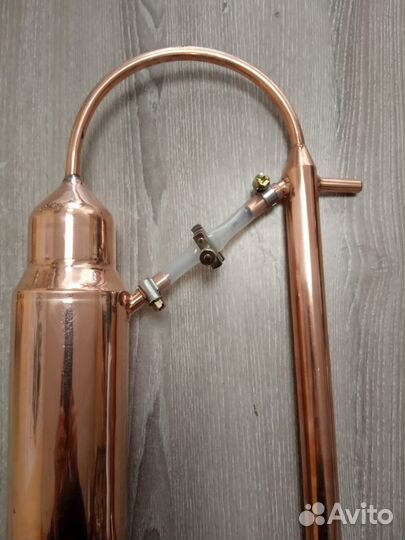 Медная колонна для самогонного аппарата, кламп 2