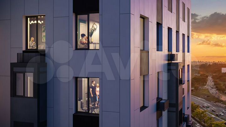 1-к. квартира, 33,6 м², 3/25 эт.