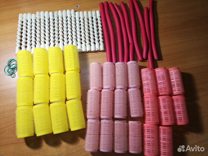 Бигуди пакетом разные 60 шт