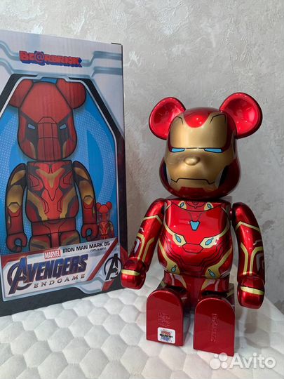 Игрушка Bearbrick 28см Iron Man Mark 85