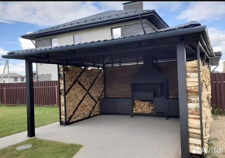 Мангальный комплекс лофт