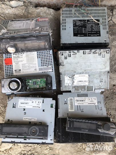 Магнитолы на запчасти