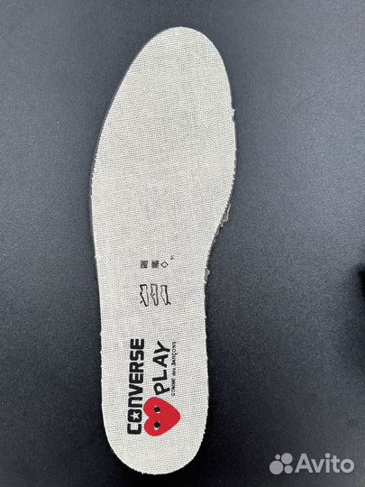 Кеды Converse Comme Des Garcons Play черные