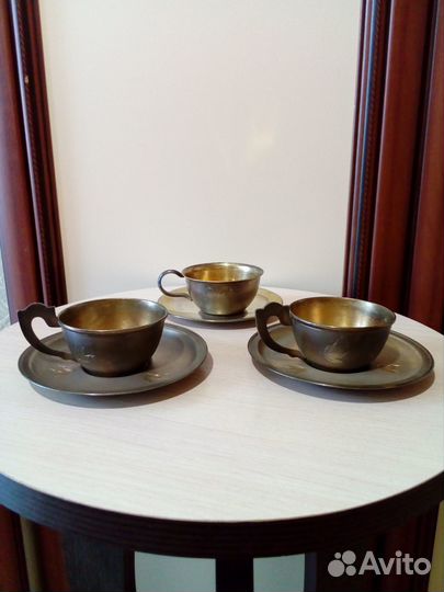 Кофейные пары, мельхиор СССР