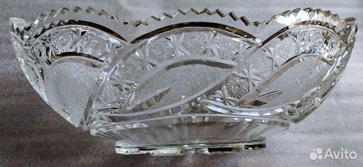 Ваза хрустальная большая СССР