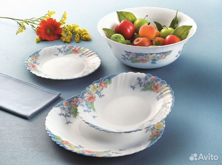 Arcopal luminarc 6 тарелок 25 см