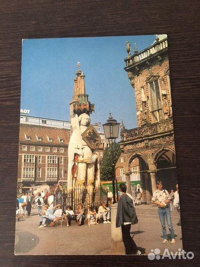 Почтовая открытка из Германии (ретро)