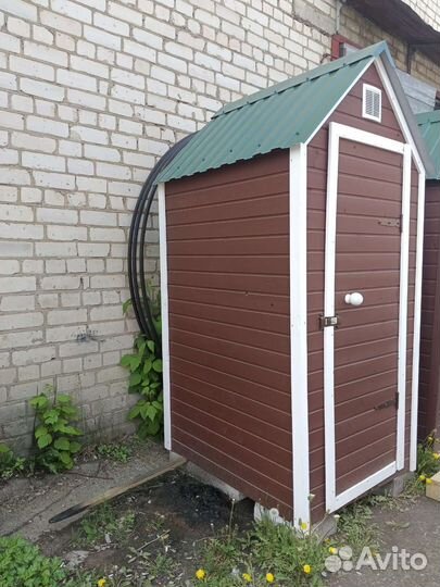 Деревянный туалет для дачи