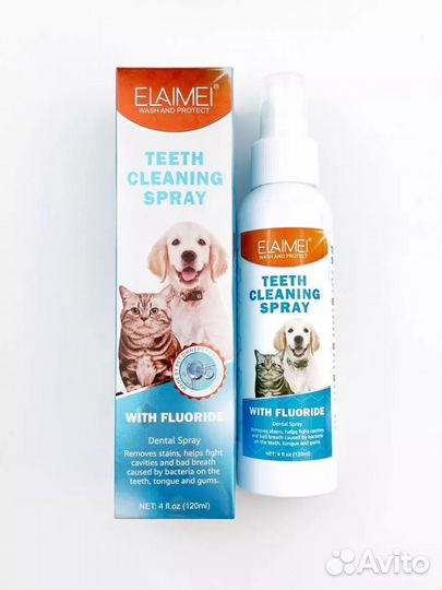 Elaimei Teeth cleaning spray для животных