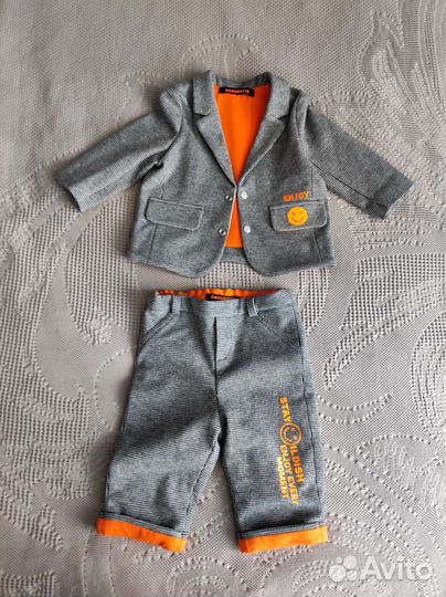 Choupette костюм для мальчика пиджак и брюки 68