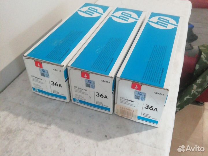 Картридж CB436A оригинал