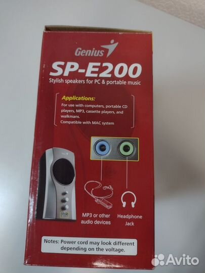 Колонки для компьютера Genius SP-E200