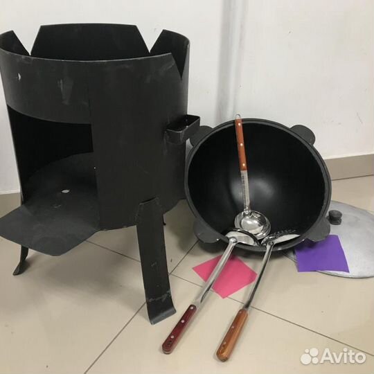 Казан 8л и шумовка