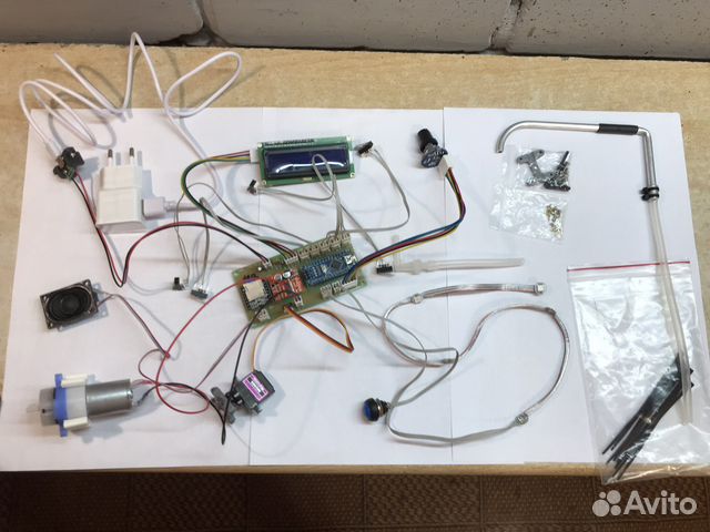 Комплект электроники наливатора с тостами