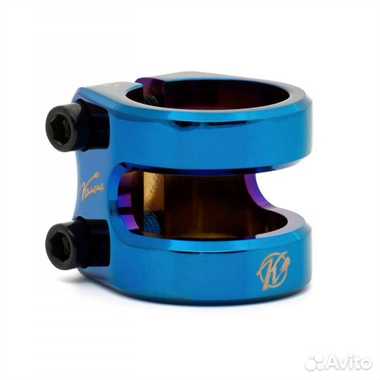 Зажим для самоката hic/ihc Комета Хром Синий