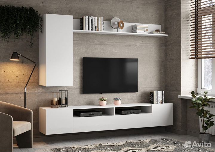 Подвесная стенка в гостиную Соло 16