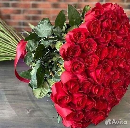 Высокие розы Букеты с доставкой